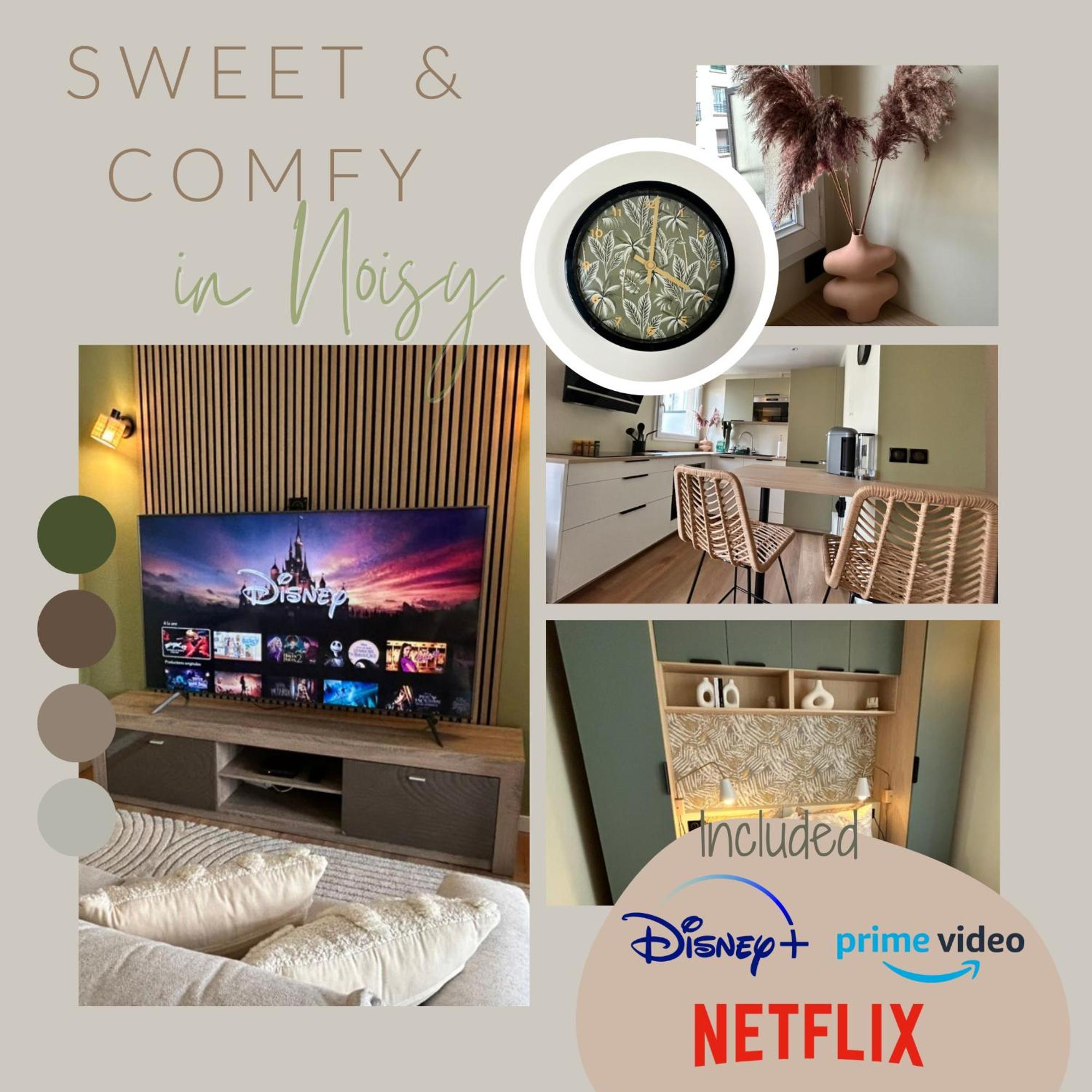 Sweet And Comfy In Hyper City Center With Netflix, Prime And Disney Plus Included ノワジー＝ル＝グラン エクステリア 写真